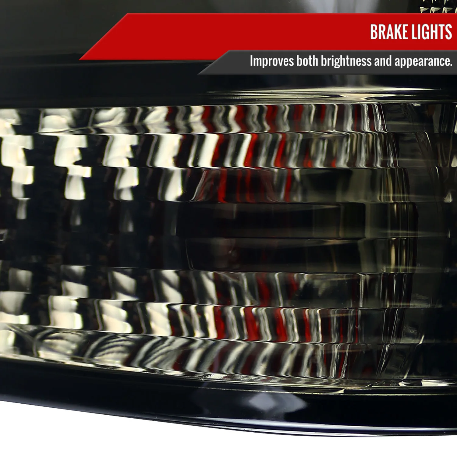 2001-2003 BMW E39 5 Series Sedan LED Tail Lights Chrome Housing/Smoke Lens - Image 6