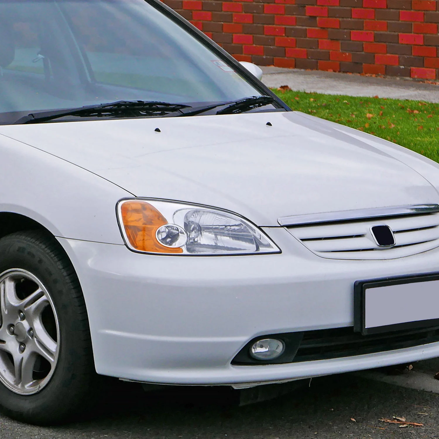 2001-2003 Honda Civic Coupe/Sedan H11 Fog Lights Kit Chrome/Clear Lens - Image 10