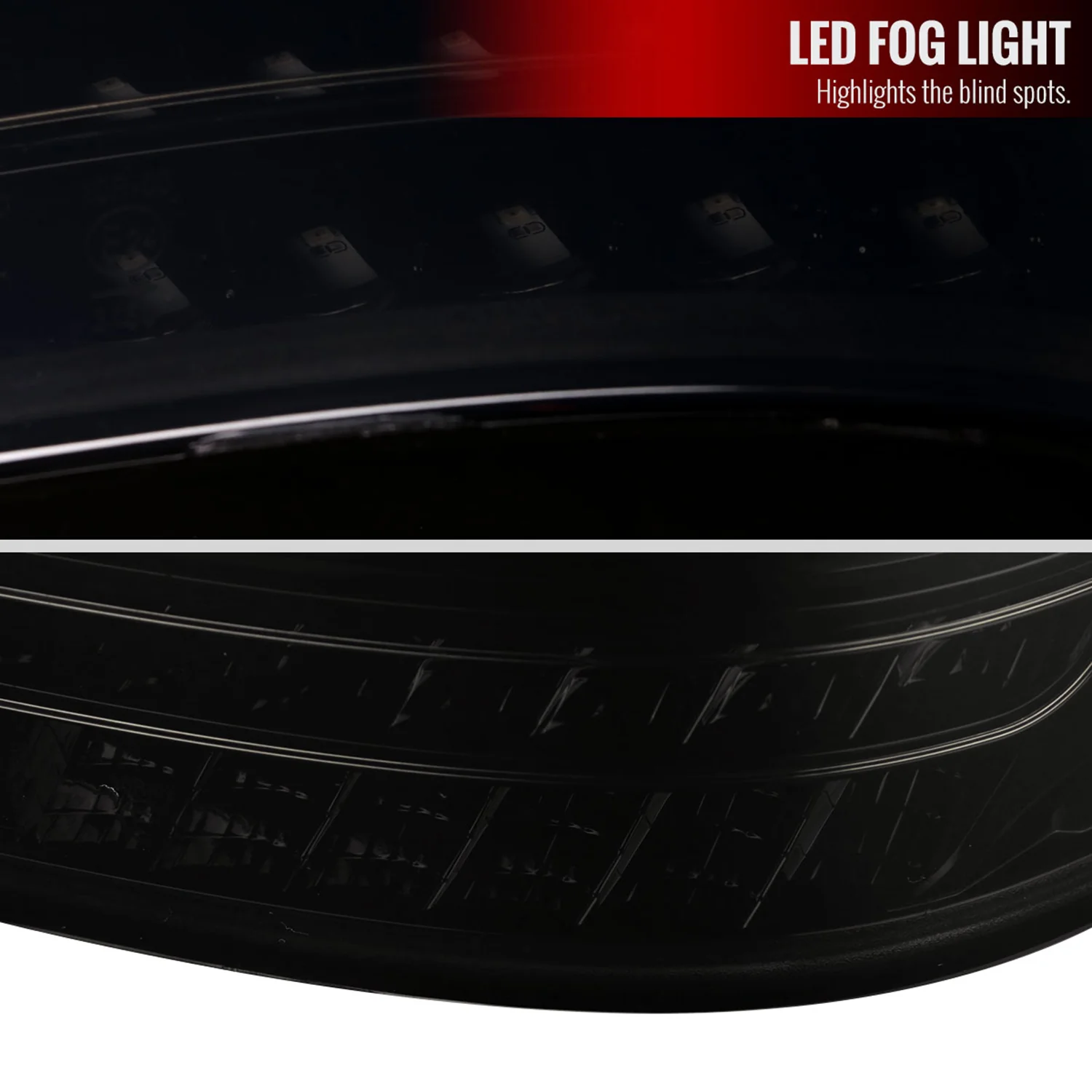 2001-2004 Mercedes Benz W203 C-Class Signal LED Tail Lights Glossy Black Dark - Image 6