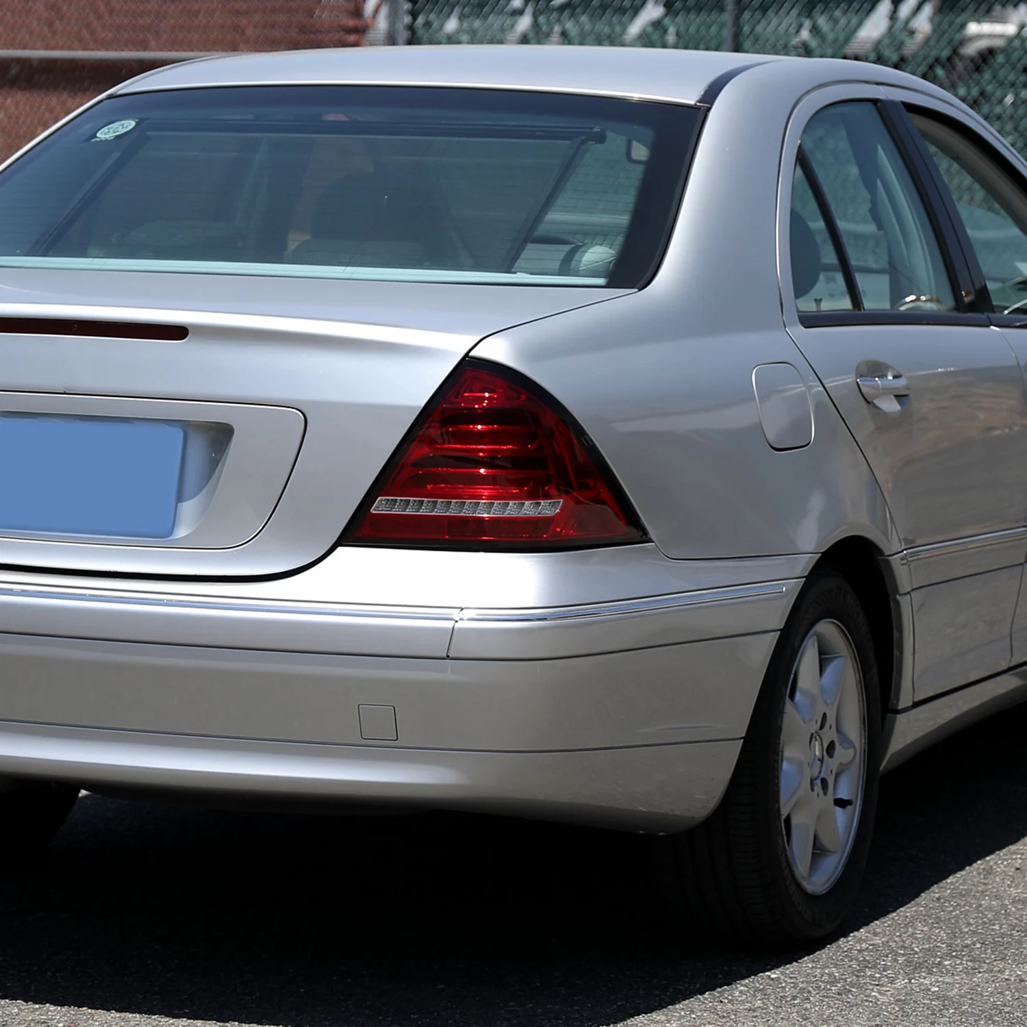 2001-2004 Mercedes Benz W203 C-Class Turn Signal LED Tail Lights Chrome/Red - Image 10