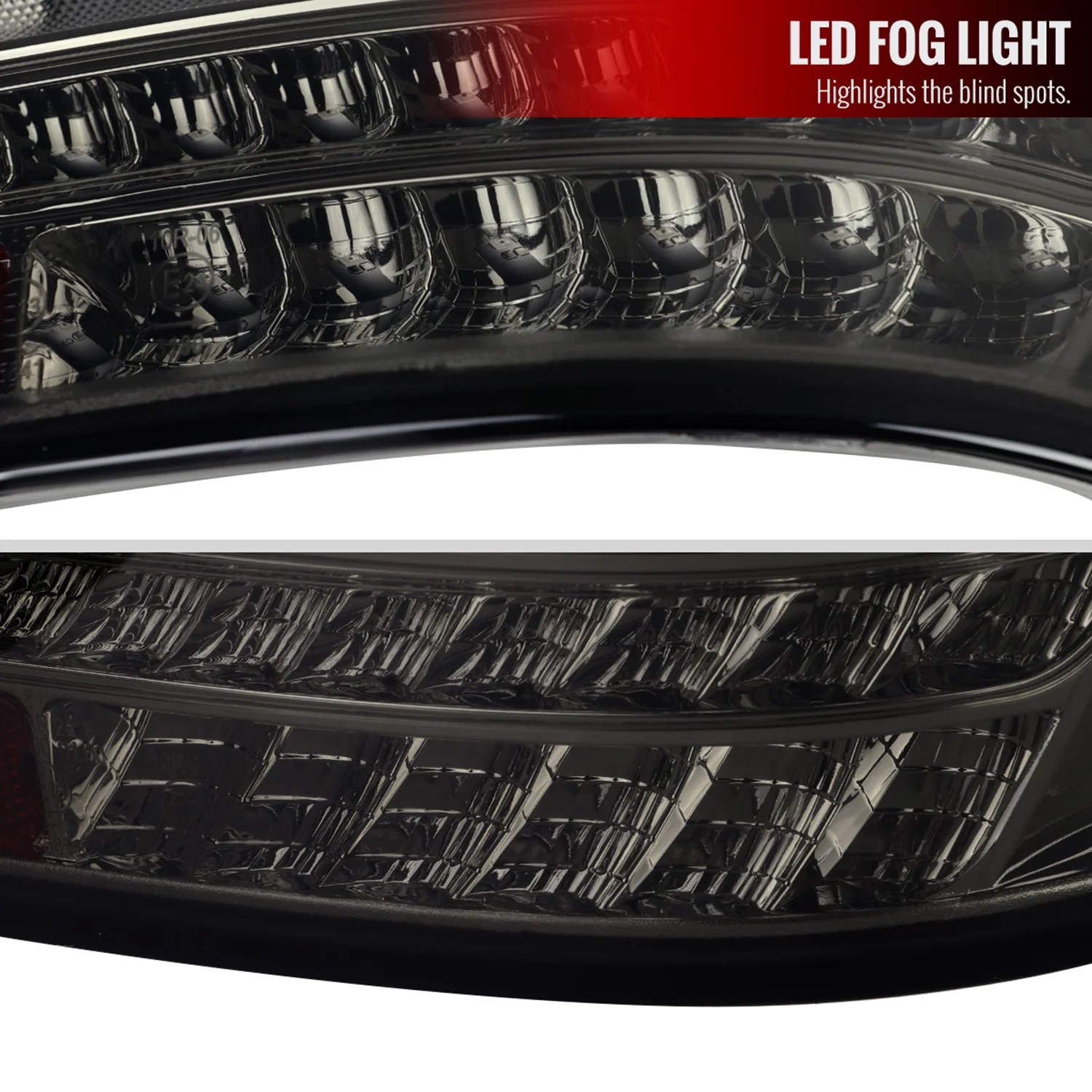 2001-2004 Mercedes Benz W203 C-Class Turn Signal LED Tail Lights Chrome/Smoke - Image 6