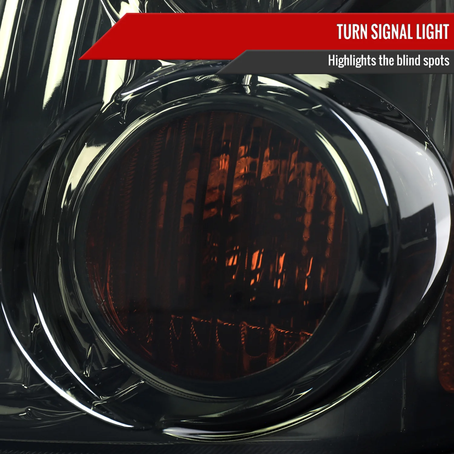 2001-2004 Nissan Frontier XE Factory Style Headlight Chrome/Smoke Lens - Image 4