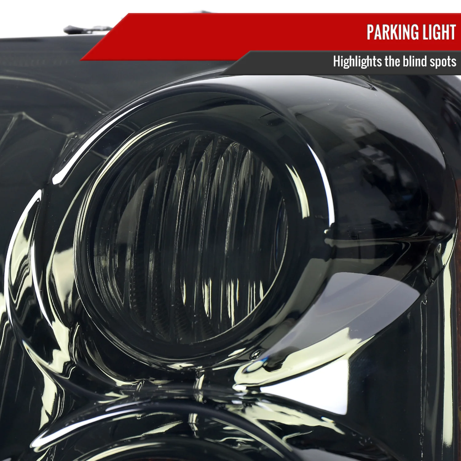 2001-2004 Nissan Frontier XE Factory Style Headlight Chrome/Smoke Lens - Image 5