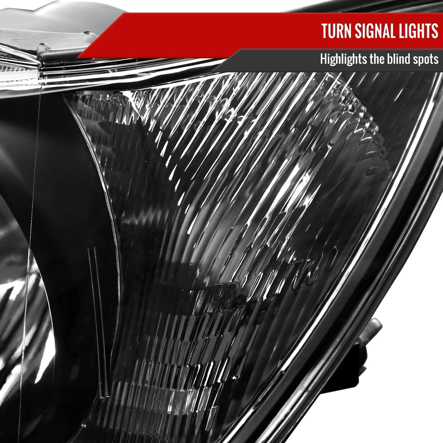 2001-2005 Lexus IS300 Factory Style Crystal Headlights Matte Black/Clear Lens - Image 5