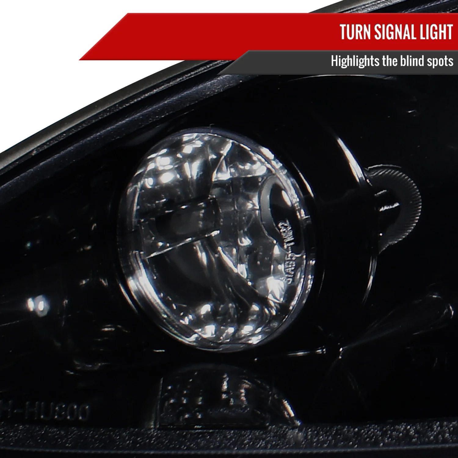 2001-2005 Mazda Miata MX-5 Dual Halo Projector Headlights Glossy Black/Smoke - Image 6