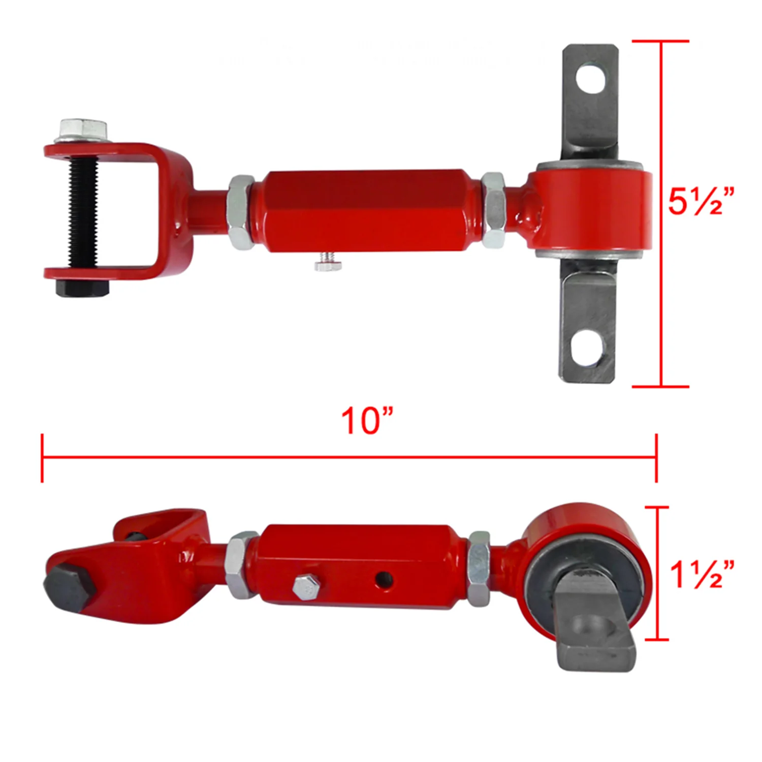 2001-2006 Honda Civic/ Acura RSX Red Rear Camber Arms - Image 2