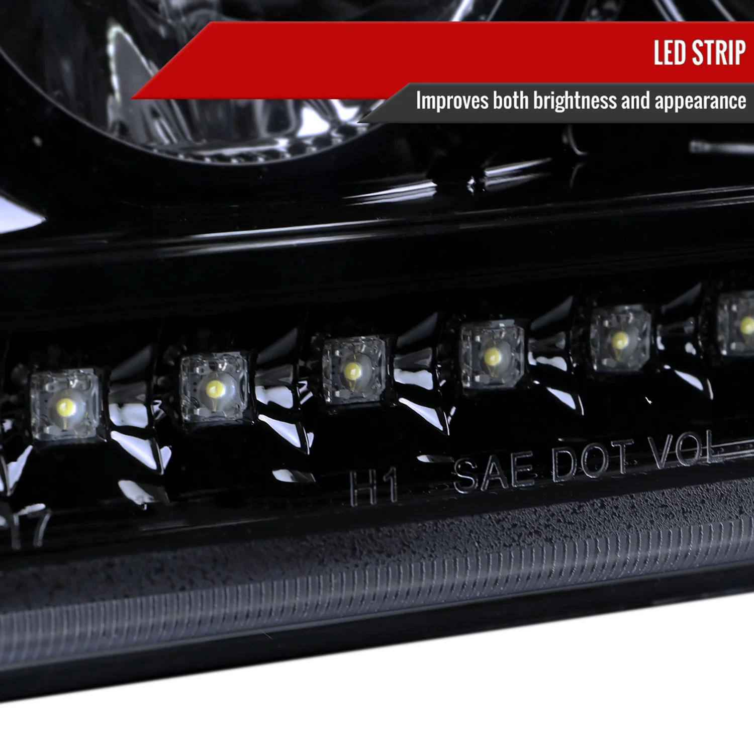 2001-2011 Ford Ranger Projector Headlights LED Light & LED Signal Lights Smoke - Image 5