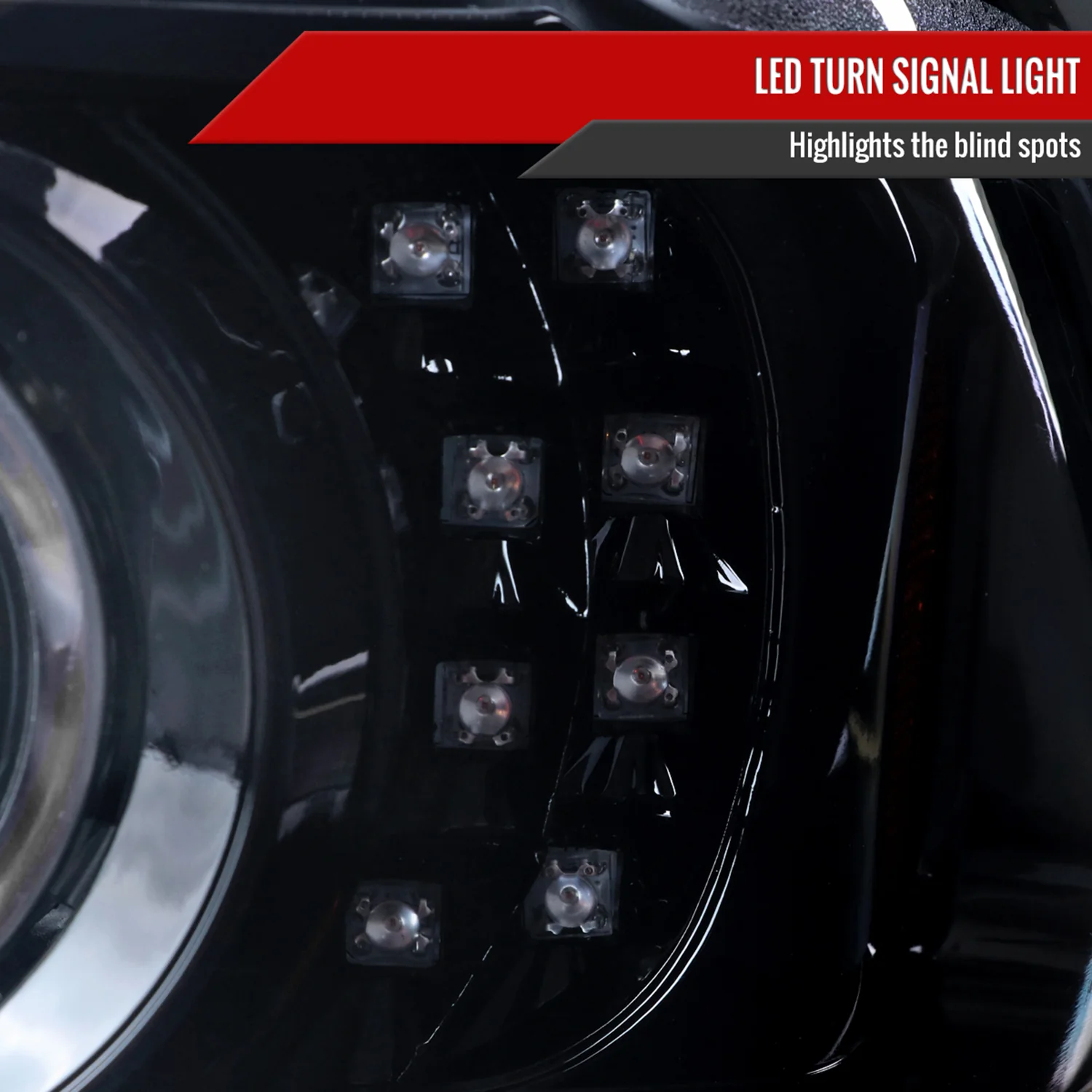 2001-2011 Ford Ranger Projector Headlights LED Light & LED Signal Lights Smoke - Image 6