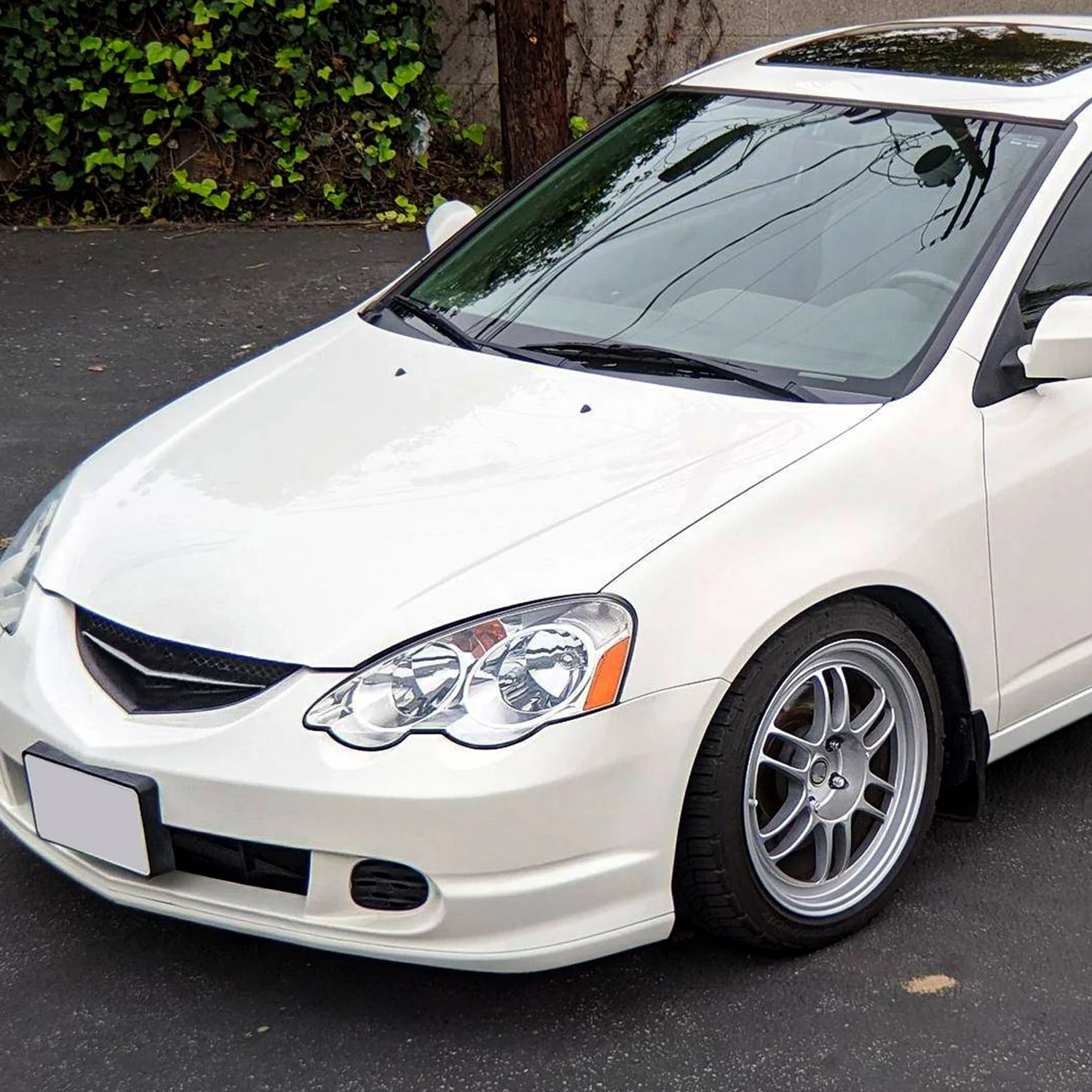 2002-2004 Acura RSX Factory Style Headlights w/ Amber Reflectors Chrome/Clear - Image 10