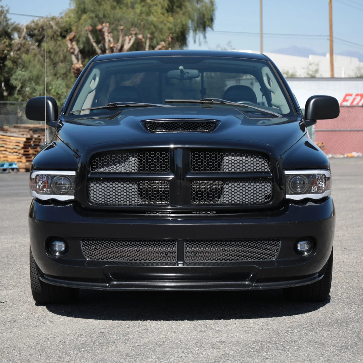 2002-2005 Dodge Ram 1500 / RAM 2500 / 3500 LED Tube Headlights Matte Black - Image 10