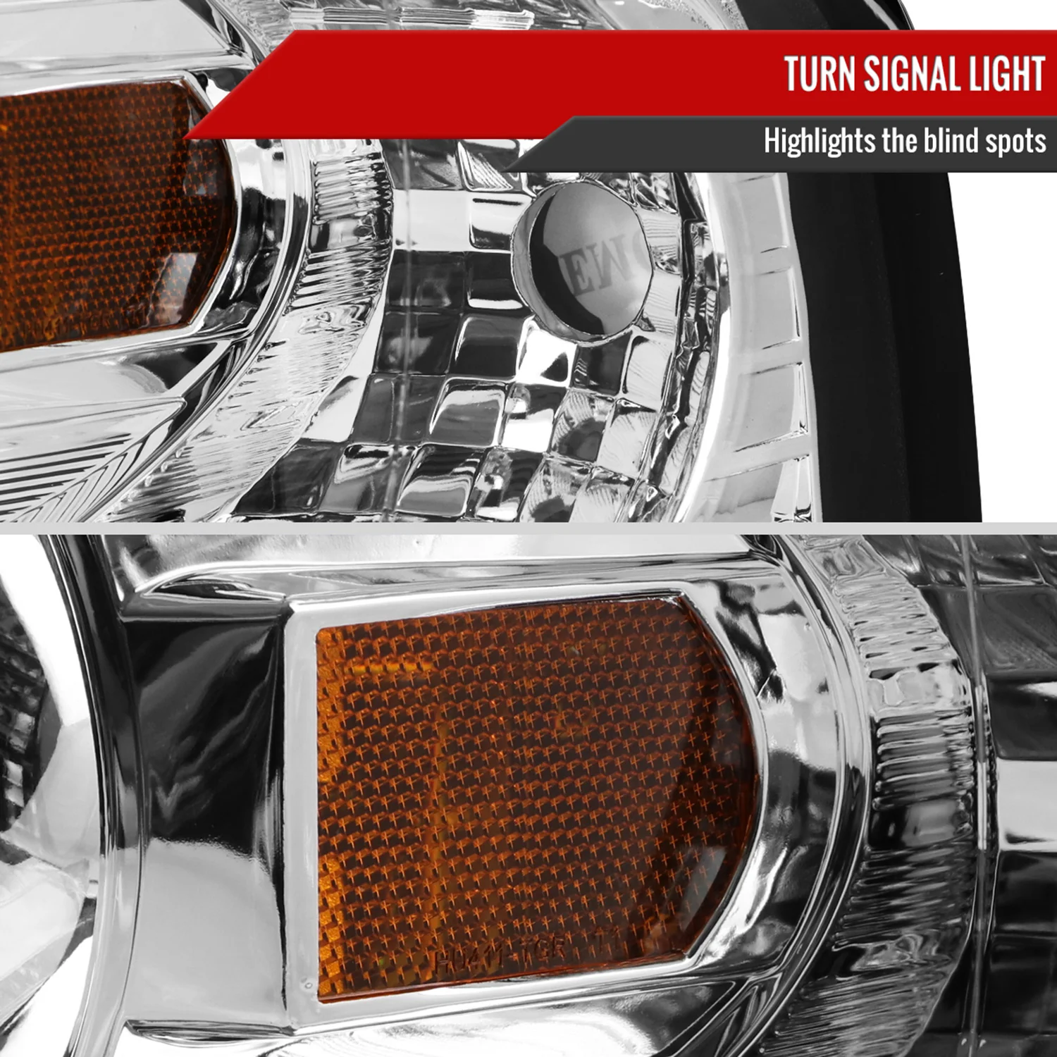 2002-2005 Ford Explorer Dual Halo Projector Headlights Chrome/Clear Lens - Image 5