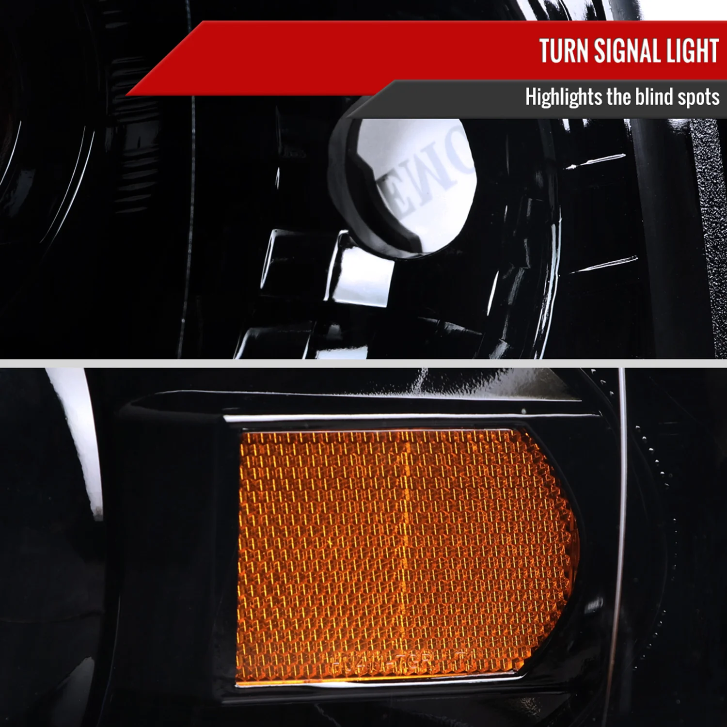 2002-2005 Ford Explorer Dual Halo Projector Headlights Glossy Black/Smoke Lens - Image 5