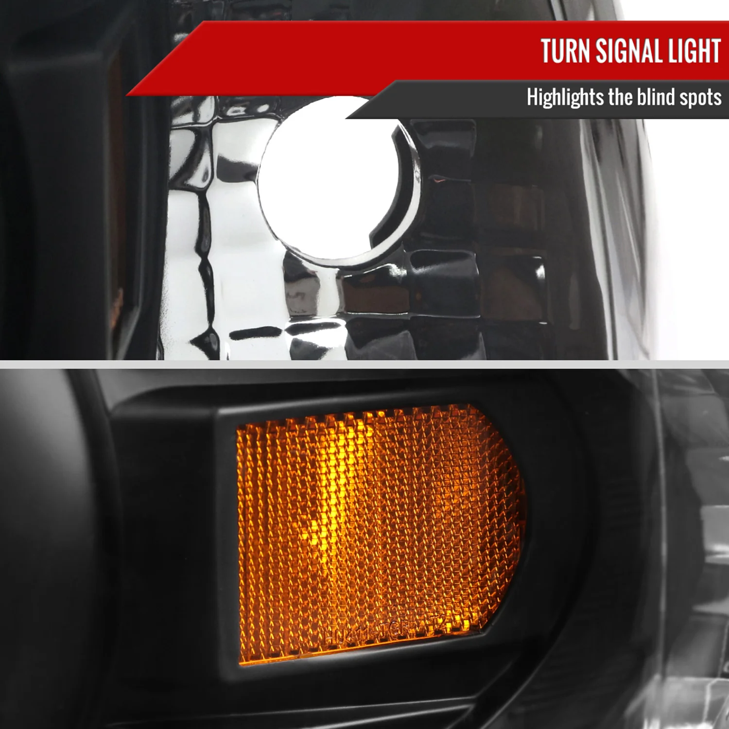 2002-2005 Ford Explorer Dual Halo Projector Headlights Matte Black/Clear Lens - Image 5