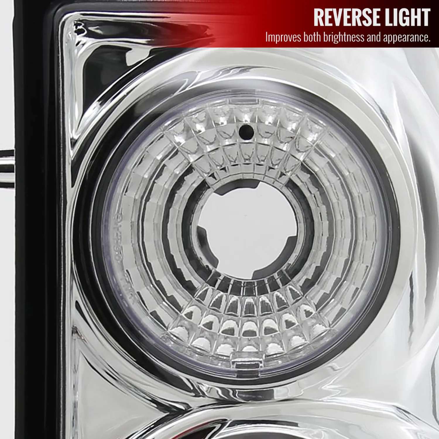 2002-2005 Ford Explorer Tail Lights Chrome Housing/Clear Lens - Image 2