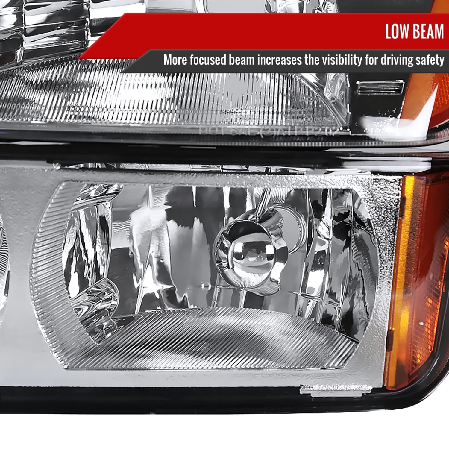 2002-2006 Chevy Avalanche 1500/2500 Factory Headlights Bumper Signal Lights - Image 2