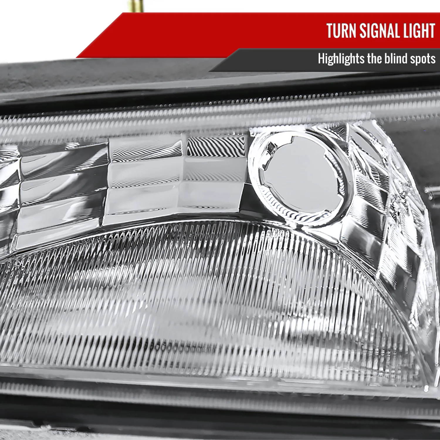 2002-2006 Chevy Avalanche 1500/2500 Factory Headlights Bumper Signal Lights - Image 4