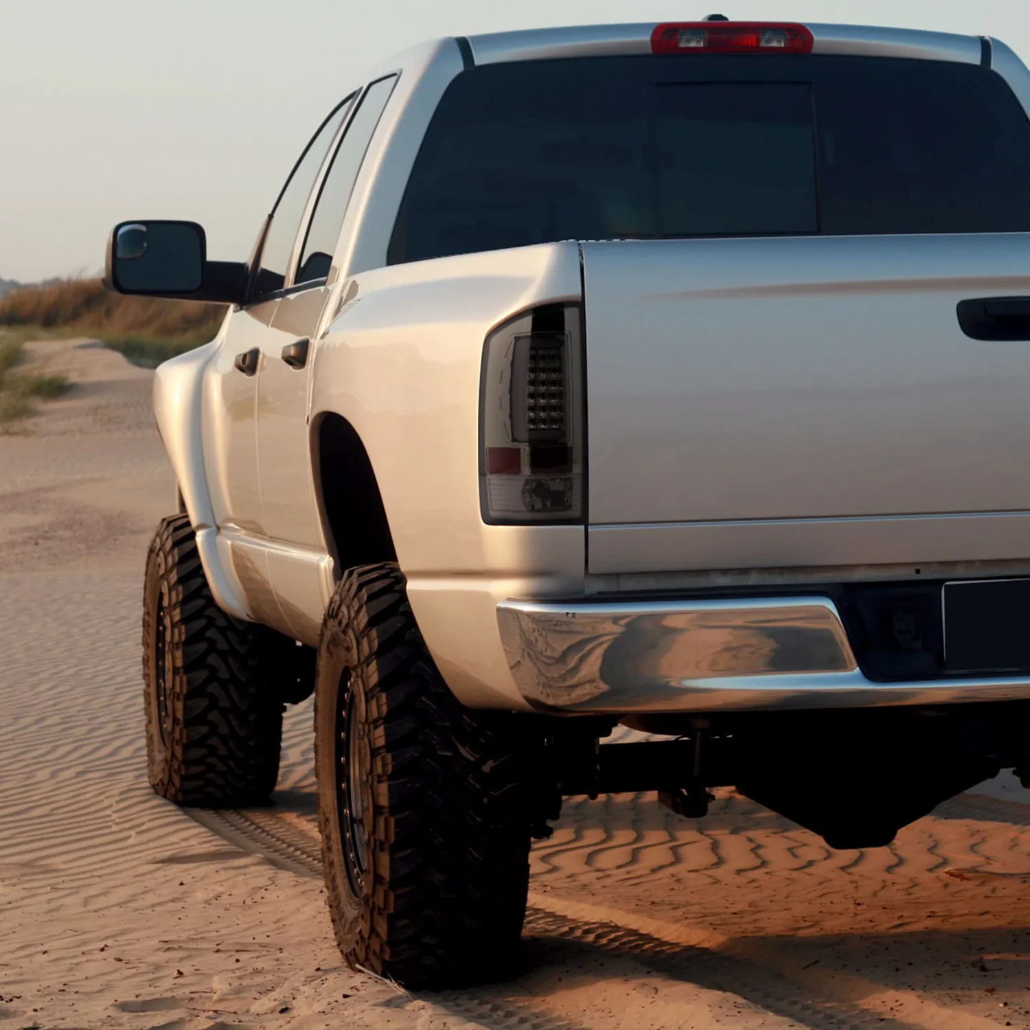 2002-2006 Dodge RAM 1500 2500 3500 LED Tail Lights -G2 Chrome/Smoke Lens - Image 9