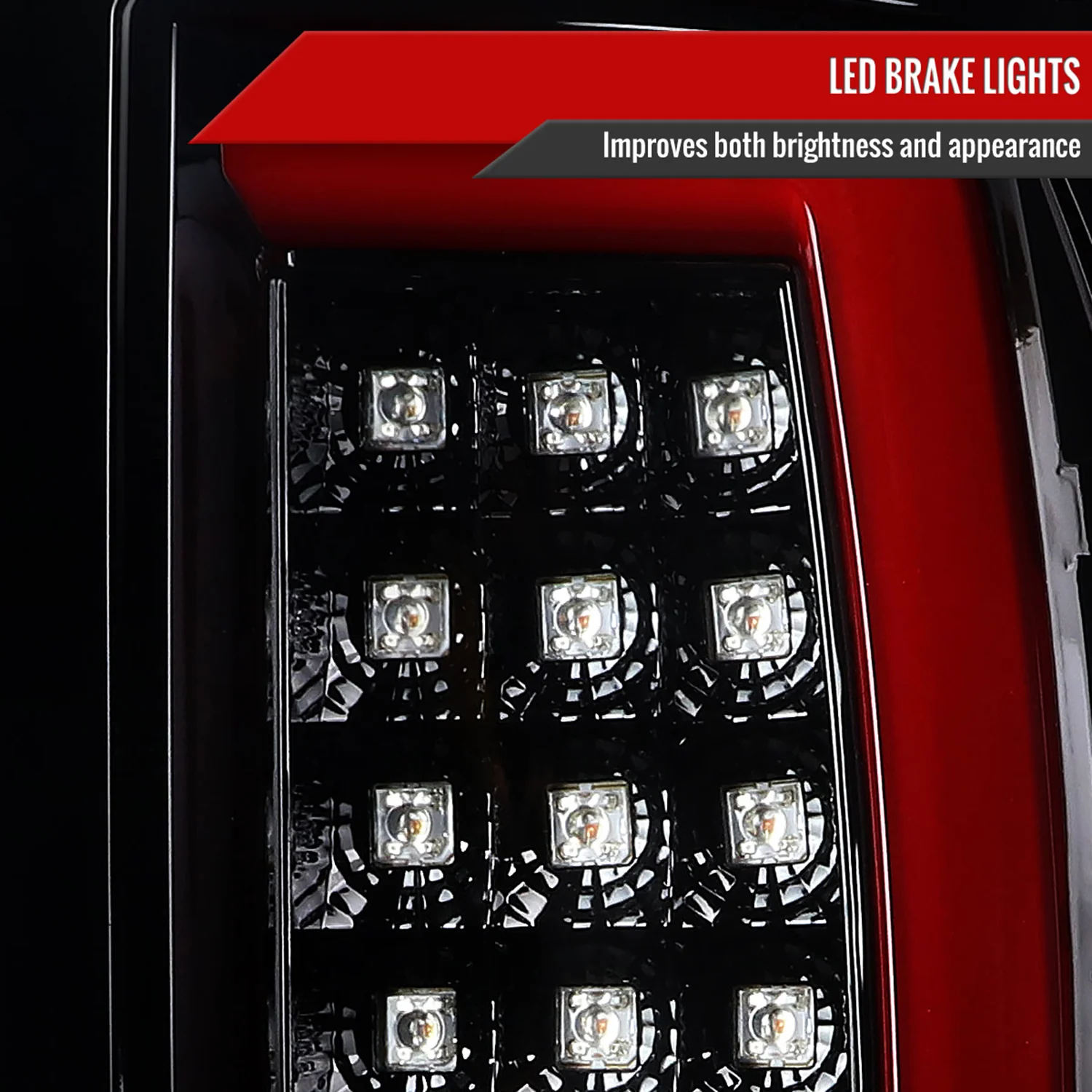 2002-2006 Dodge RAM 1500 2500 3500 LED Tail Lights -G2 Jet Black/Clear Lens - Image 3