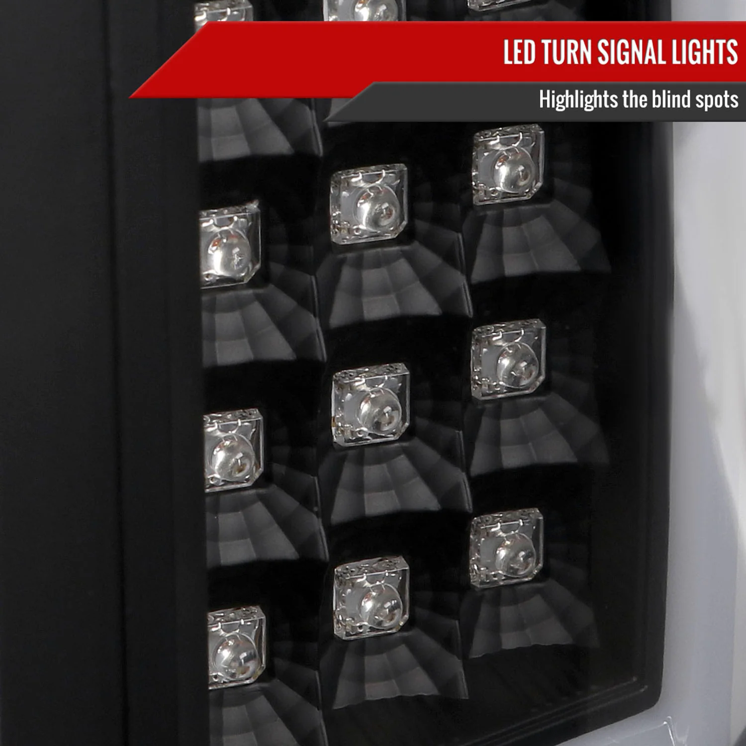 2002-2006 Dodge RAM 1500 2500 3500 LED Tail Lights -G2 Matte Black/Clear Lens - Image 4