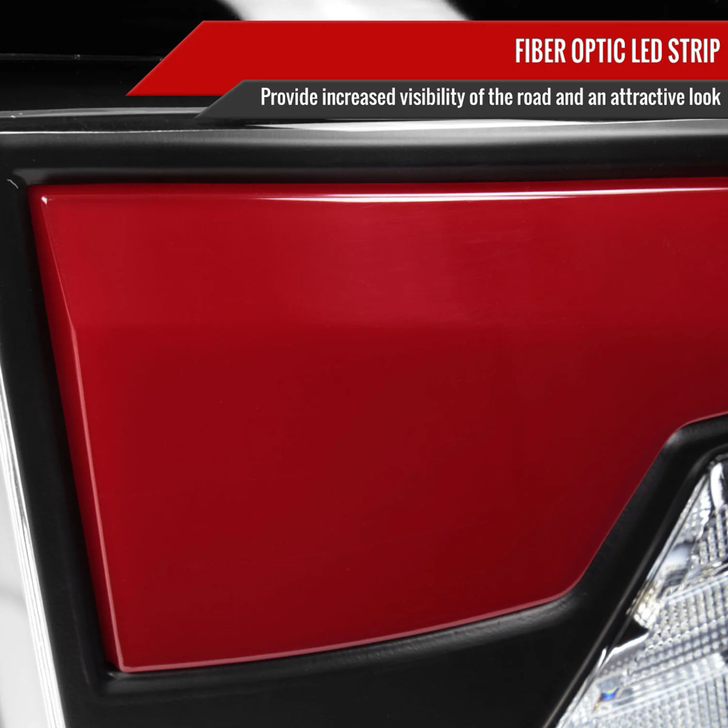 2002-2006 Dodge RAM 1500/2500/3500 Red LED Bar Tail Lights Matte Black/Clear - Image 3