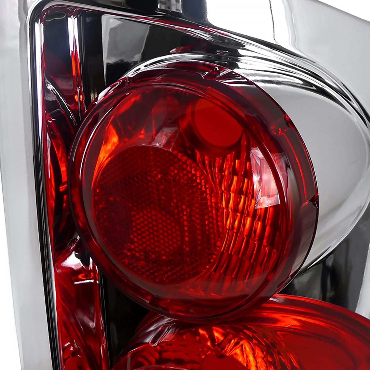 2002-2006 Dodge RAM Retro Style Tail Lights Chrome Housing/Clear Lens - Image 3