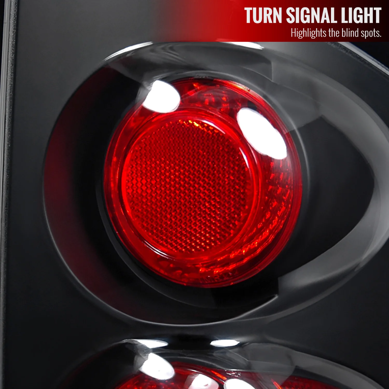 2002-2006 Dodge RAM Tail Lights Matte Black Housing/Clear Lens - Image 4