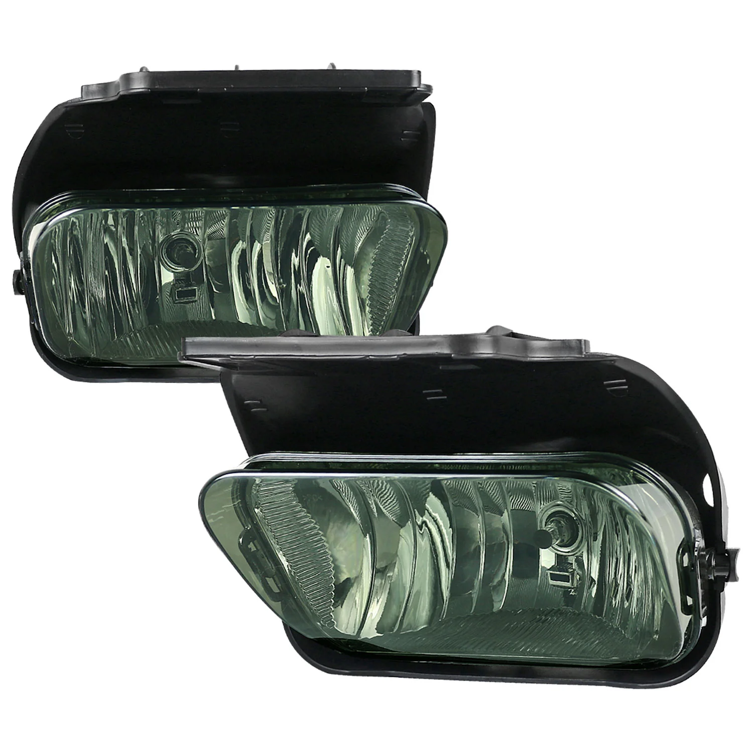 2002-2007 Chevy Silverado/Avalanche H10 Fog Lights Chrome Housing/Smoke Lens