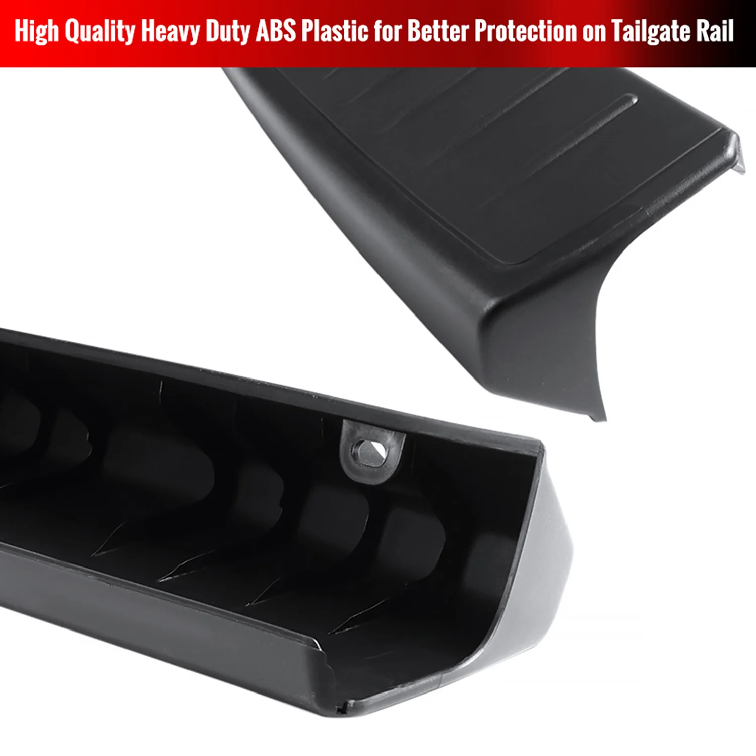 2002-2008 Dodge RAM 1500 / 2003-2009 RAM 2500 3500 Tailgate Cap Protector Cover - Image 3