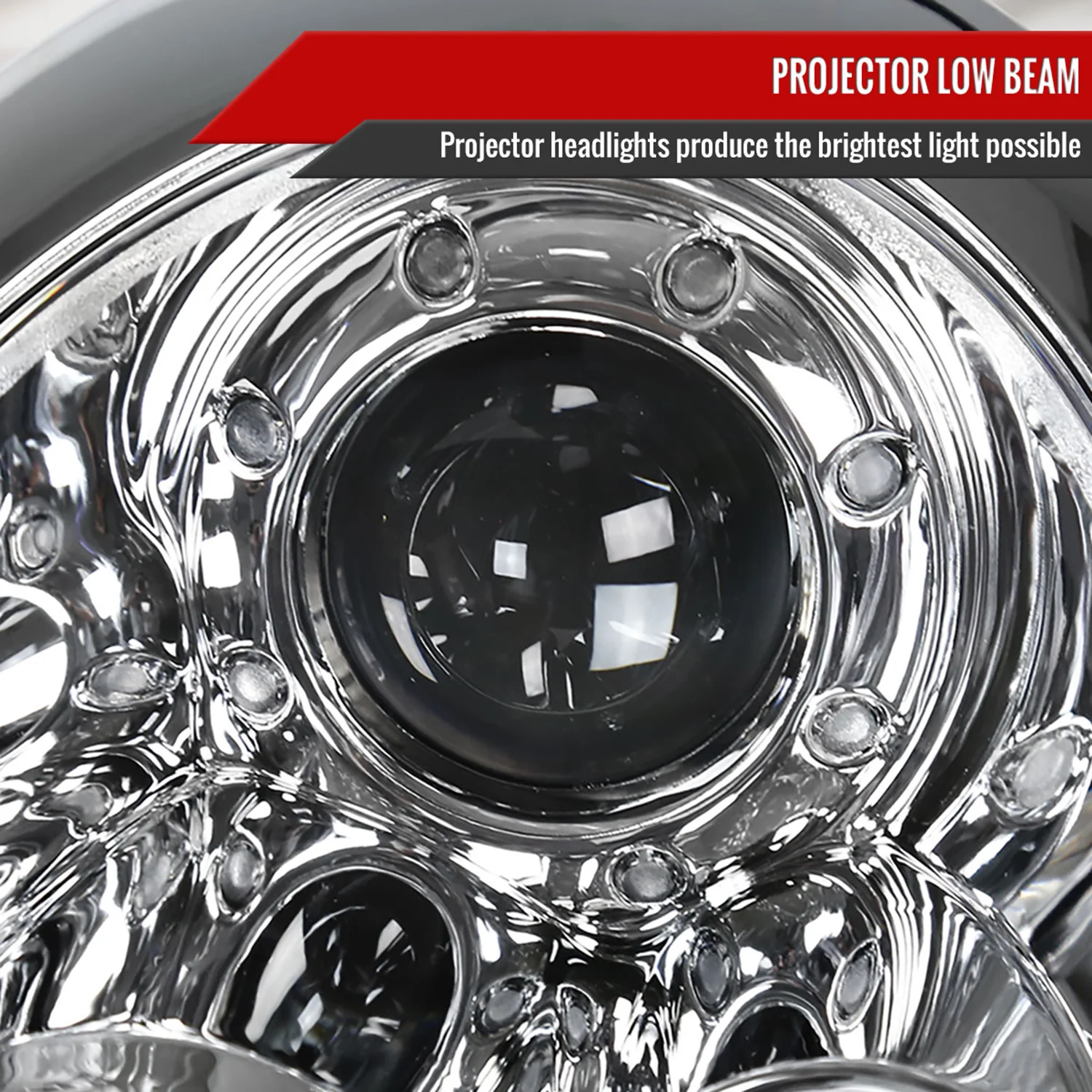 2002-2008 Mini Cooper R50 R53 R52 Single Halo Projector Headlights Chrome - Image 3