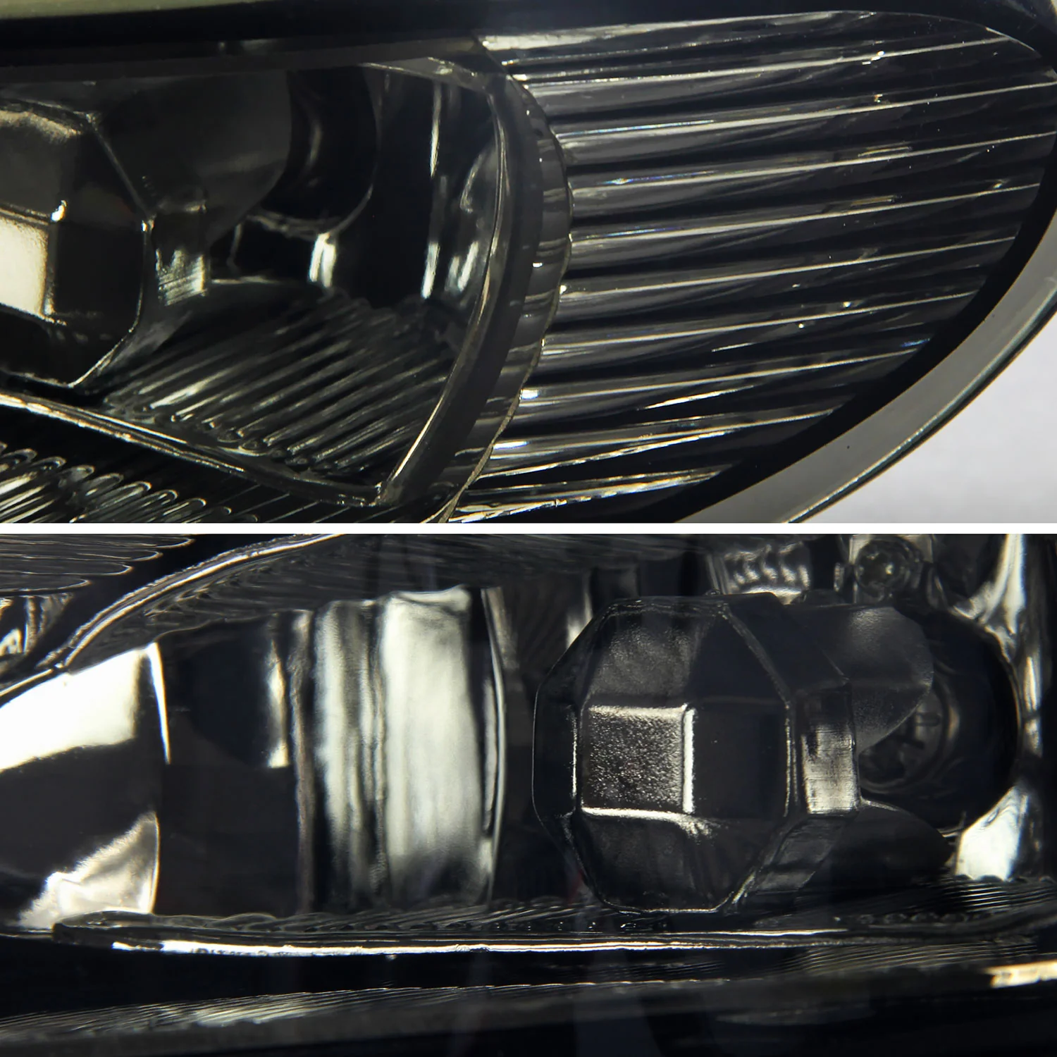 2002-2008 Toyota Solara/Camry/Corolla 9006 Fog Lights Kit Chrome/Smoke Lens - Image 2