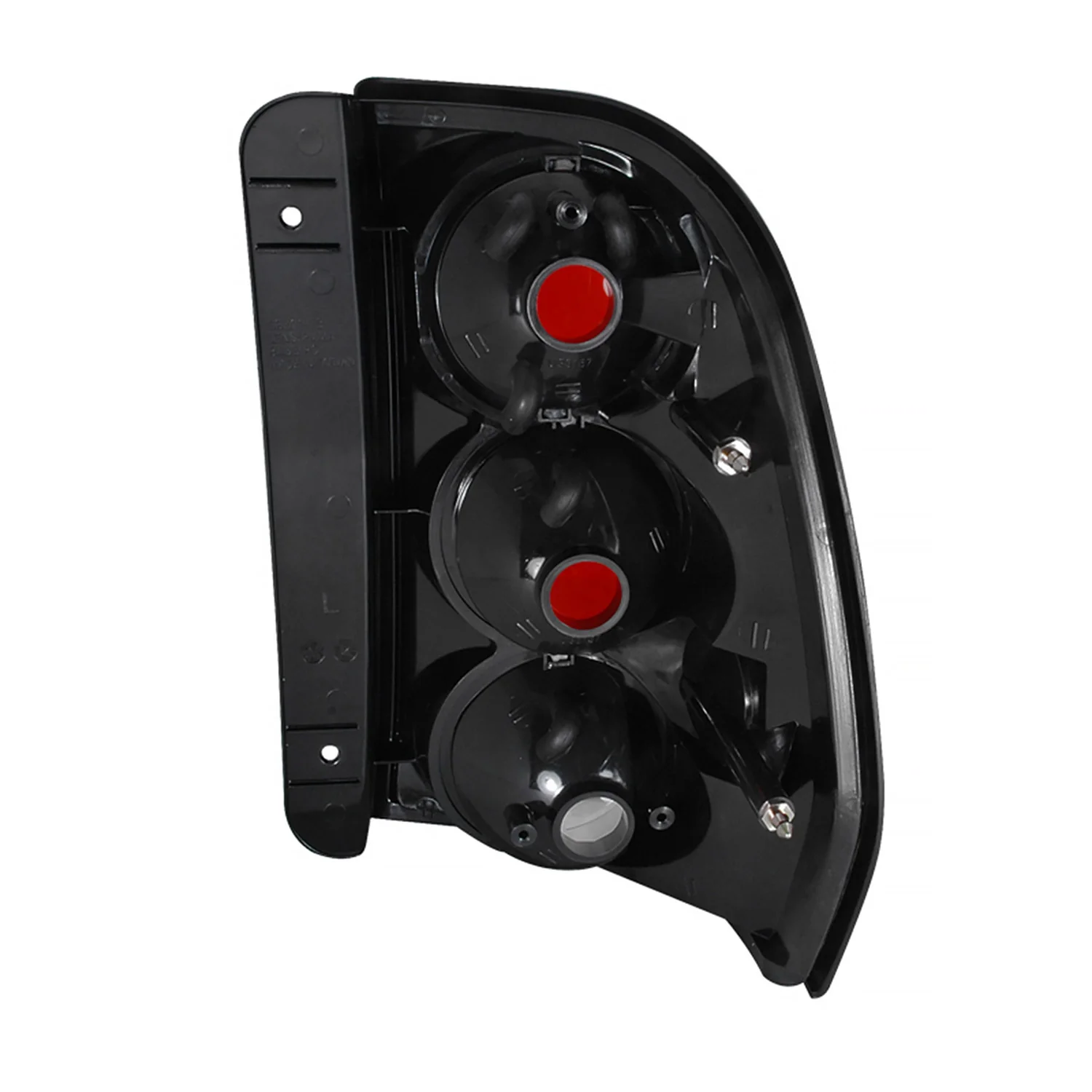 2002-2009 Chevrolet Trailblazer Tail Lights Matte Black Housing/Clear Lens - Image 8