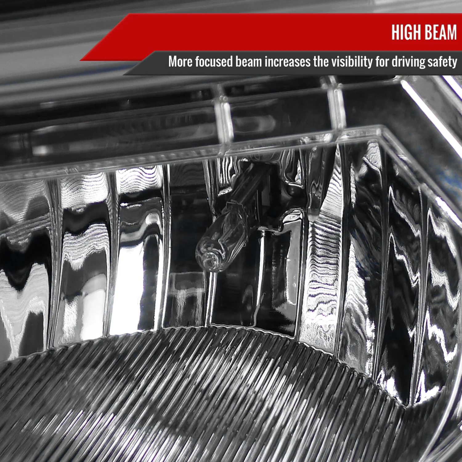 2002-2009 Chevy Trailblazer Projector Headlights LED Light Strip Chrome/Clear - Image 4