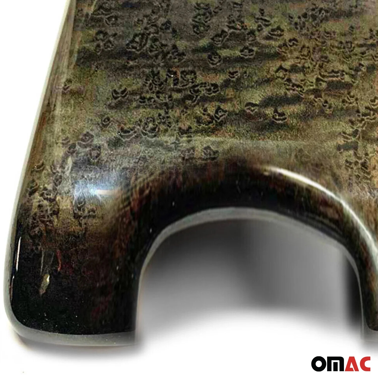2002-2010 Mercedes CLK C209 A209 Armrest Box Lid Cover Dark Wood - Image 6