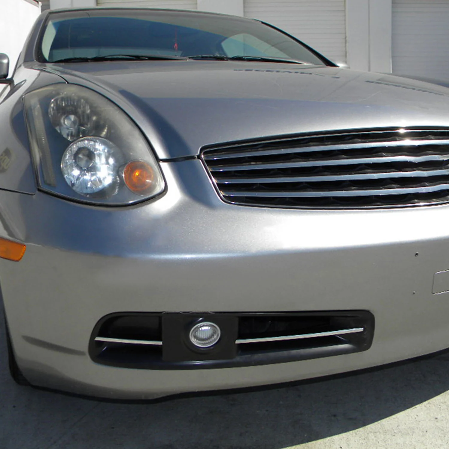 2003-2005 Infiniti G35 Coupe H3 Fog Lights Kit Chrome Housing/Clear Lens - Image 10
