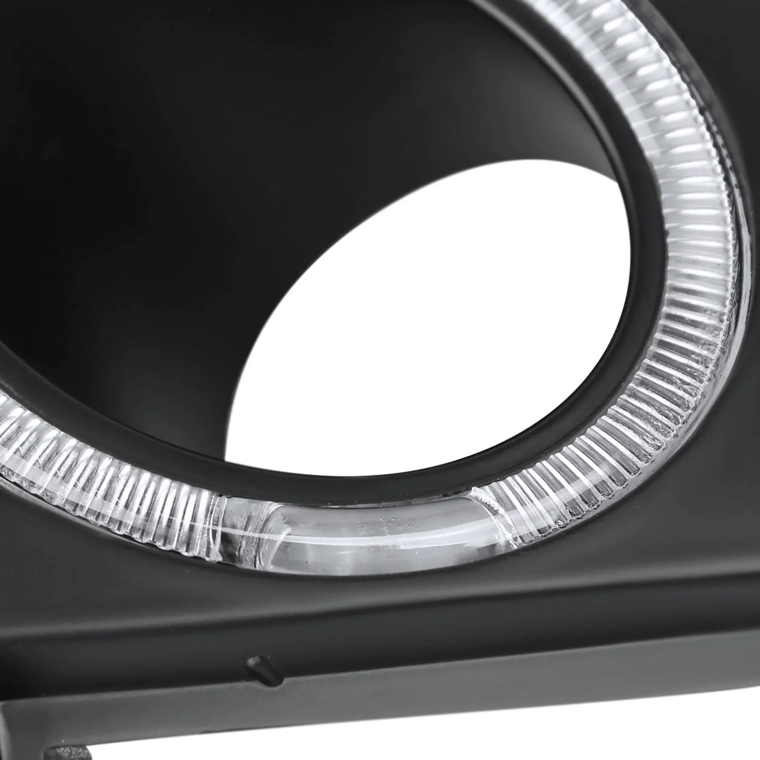 2003-2005 Mazda 6 Sedan H3 Halo Ring Fog Lights Kit Chrome/Clear Lens - Image 4