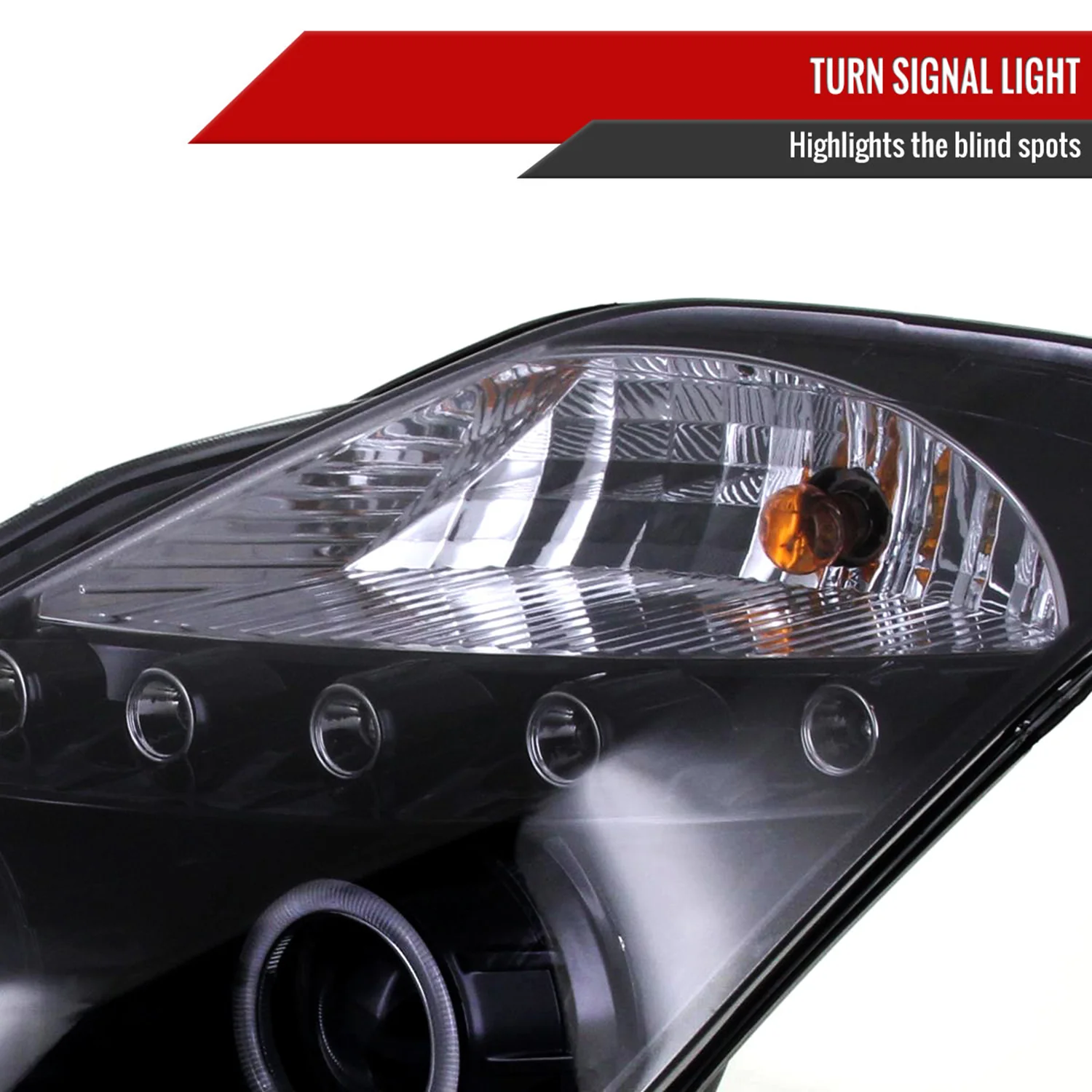 2003-2005 Nissan 350Z Dual Halo Projector Headlights Glossy Black/Smoke Lens - Image 6