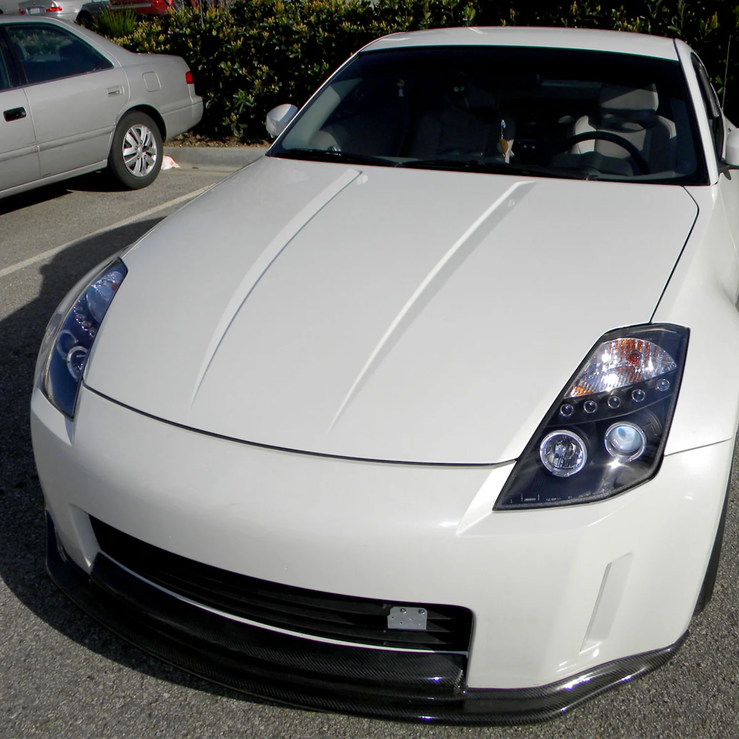 2003-2005 Nissan 350Z Dual Halo Projector Headlights Matte Black/Clear Lens - Image 9
