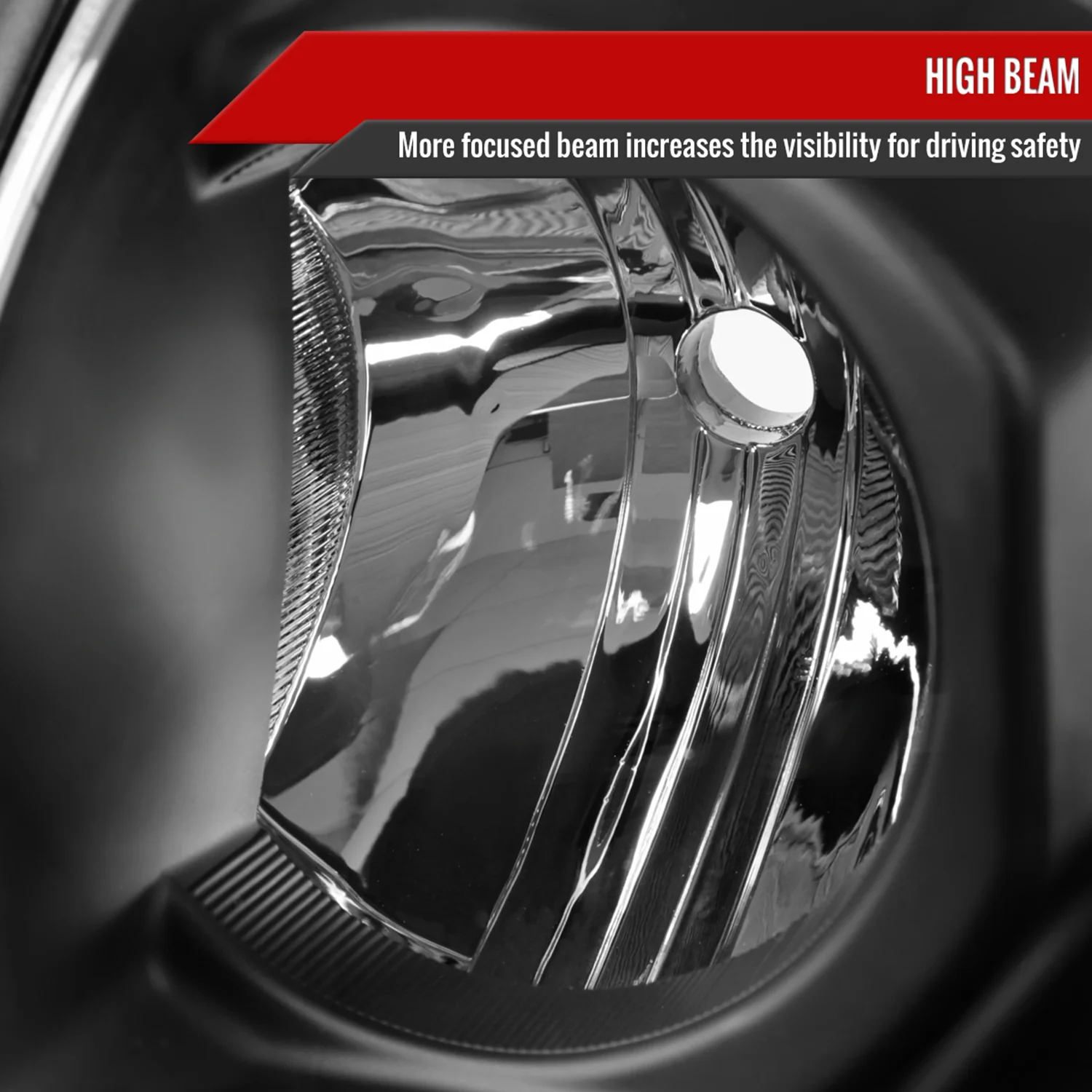 2003-2005 Toyota 4Runner Factory Style Headlights Matte Black/Clear Lens - Image 4