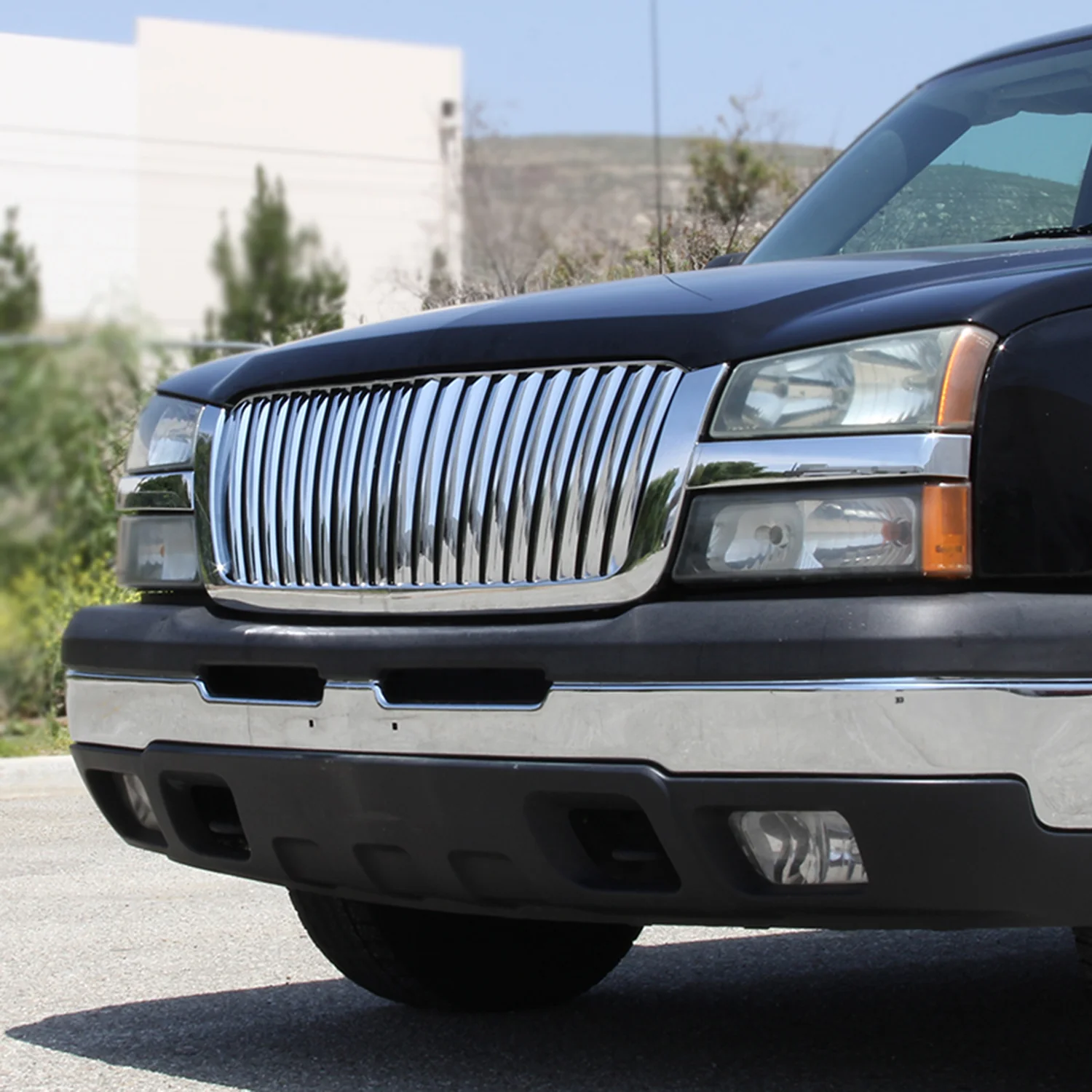 2003-2006 Chevy Silverado/Avalanche Chrome ABS Conversion Vertical Grille - Image 10