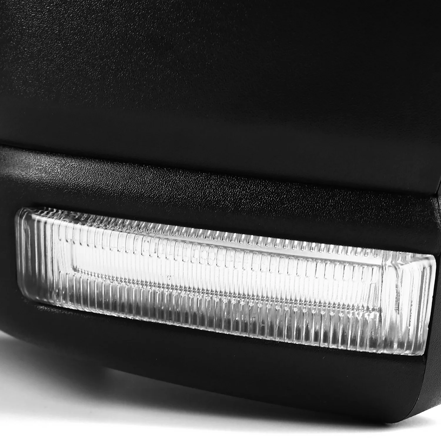 2003-2006 Ford Expedition Matt Black Heated Side Mirrors LED Turn Signal - Image 4