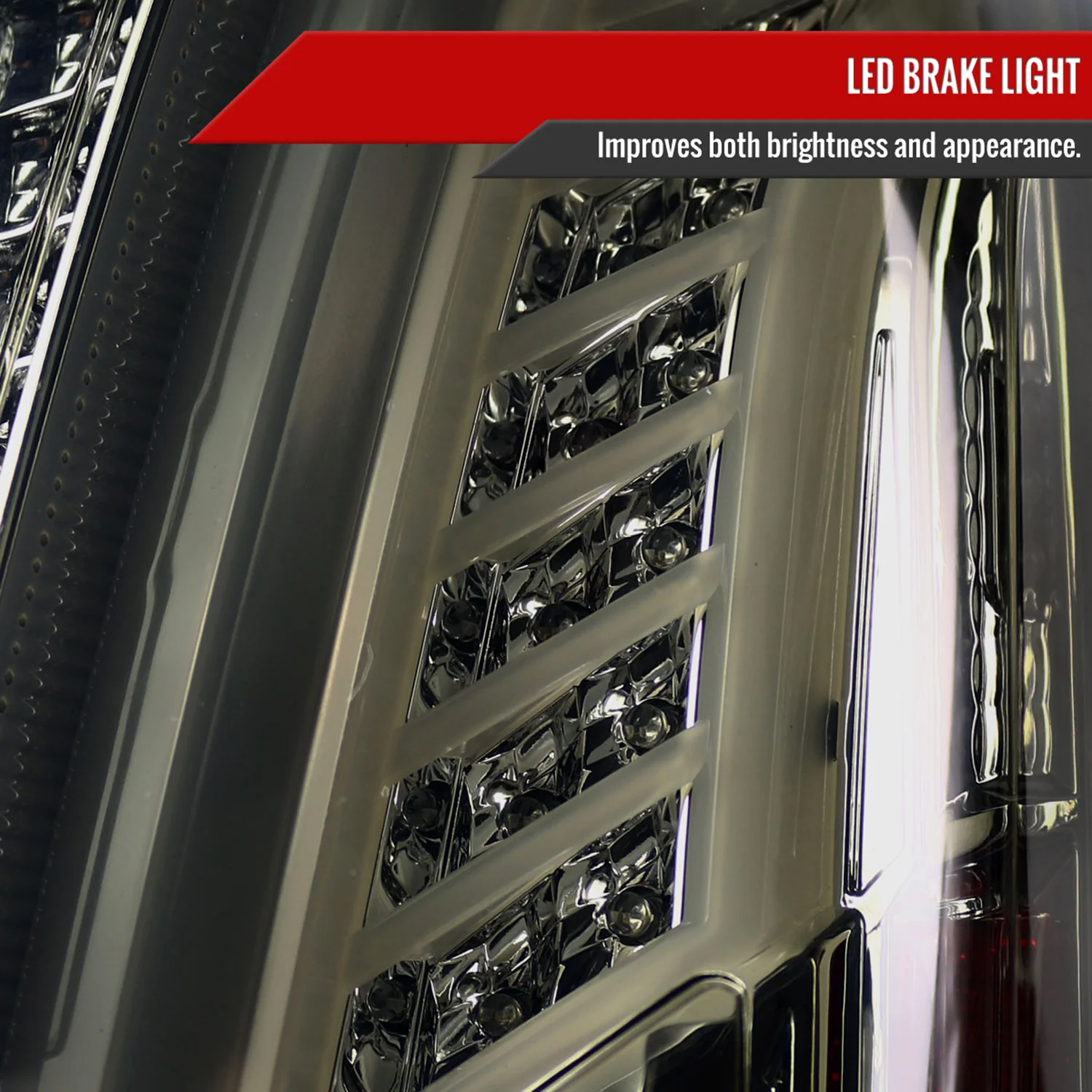 2003-2007 Cadillac CTS LED Tail Lights Chrome Housing/Smoke Lens - Image 4
