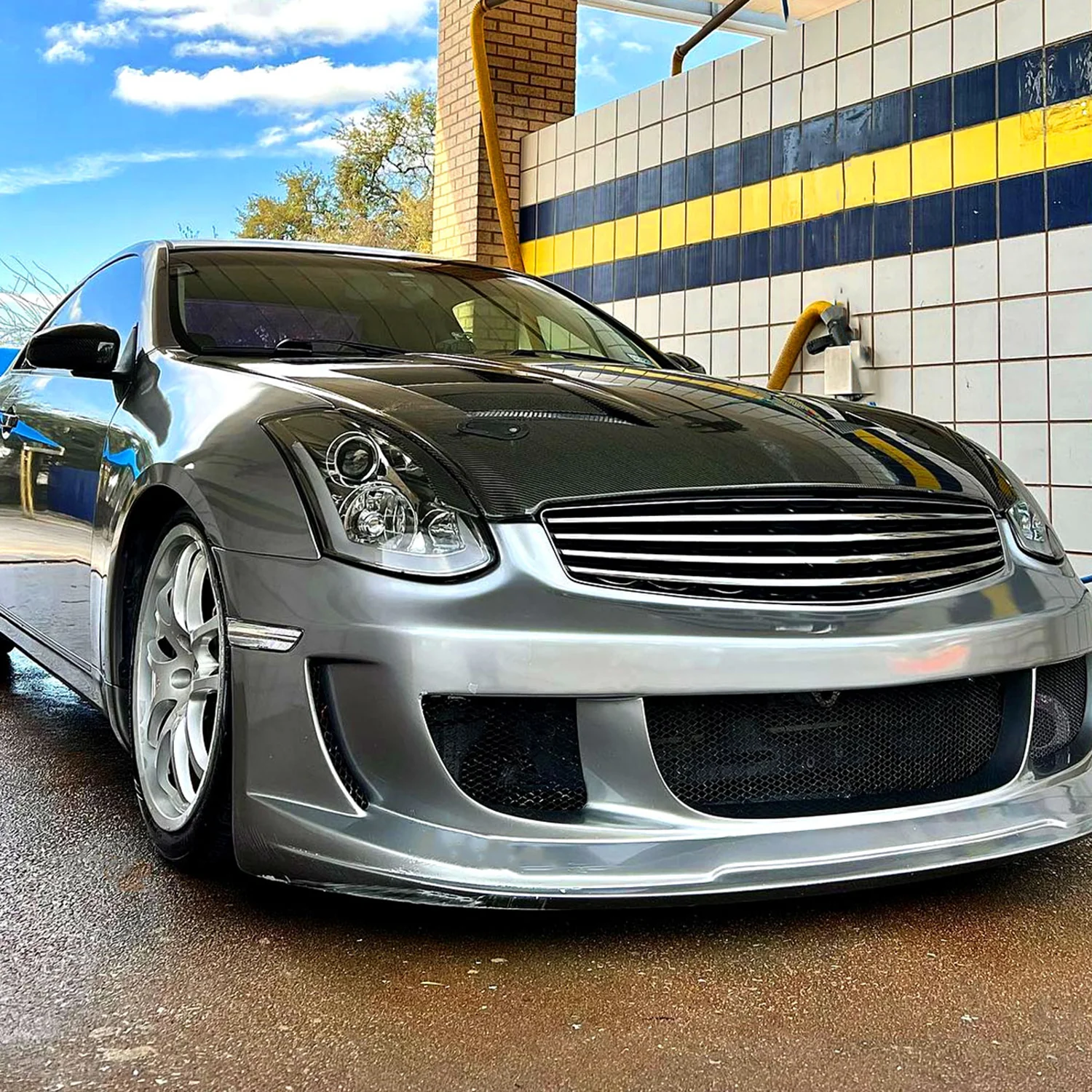2003-2007 Infiniti G35 Coupe LED Bar Projector Headlights Turn Signals Smoke - Image 9