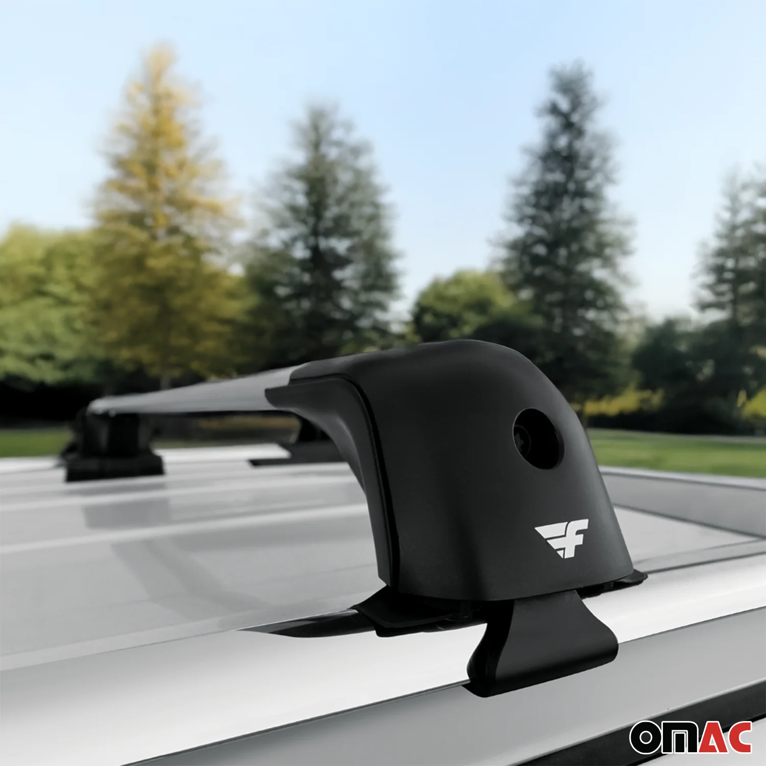 2003-2007 Volvo XC70 Roof Racks Cross Bars Silver - Image 3