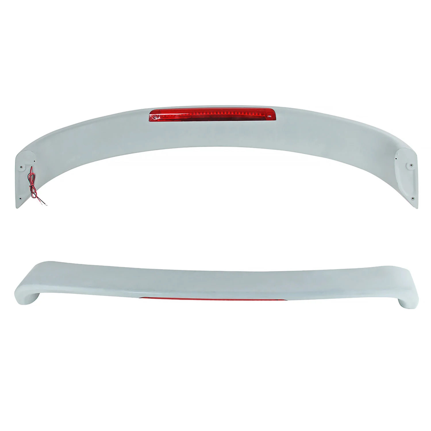 2003-2008 Mazda 6 Sedan Grey Primer Factory Rear Trunk Spoiler LED Brake Light - Image 9