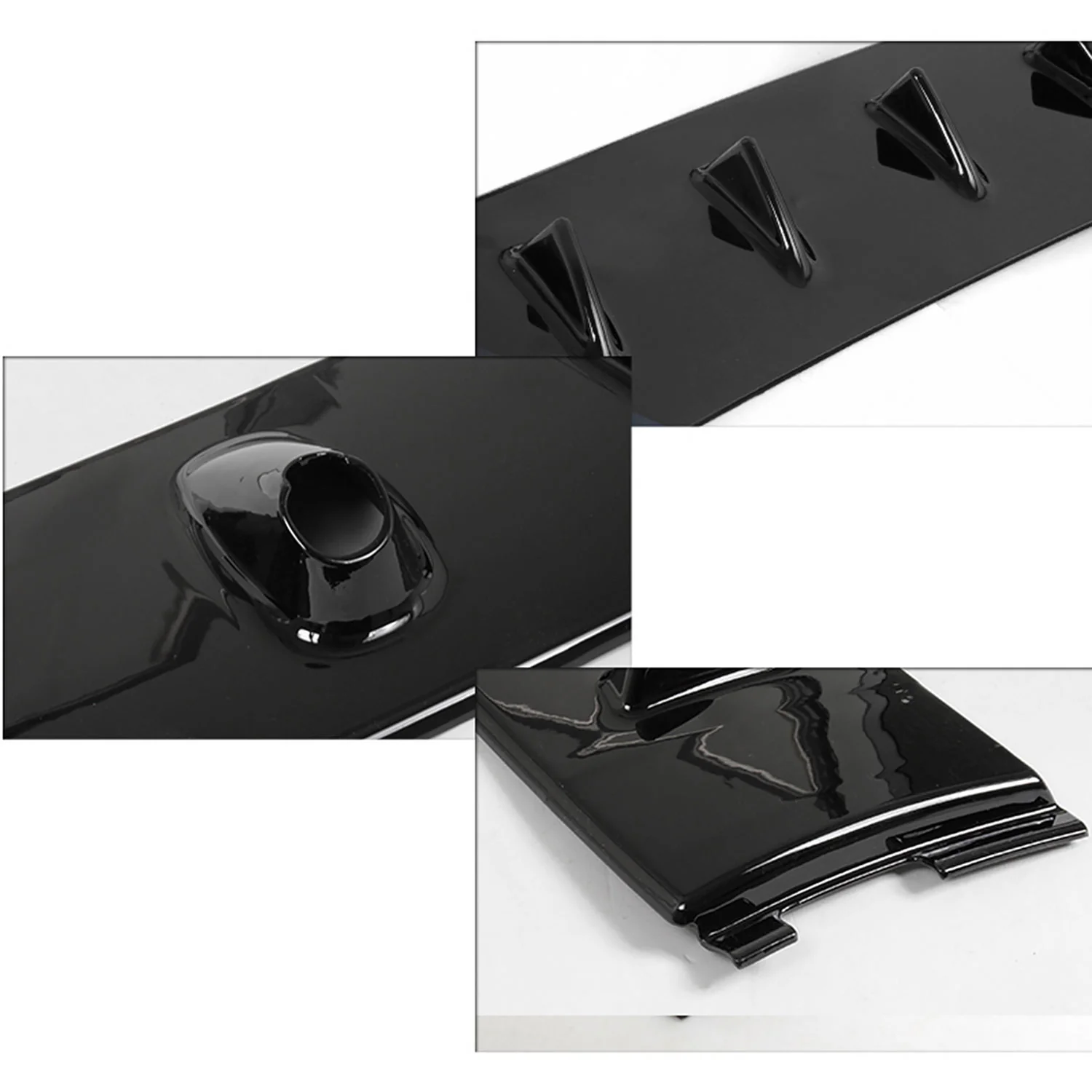 2003-2008 Mitsubishi Lancer EVO 8/EVO 9 Glossy Black Shark Fin Roof Spoiler - Image 2