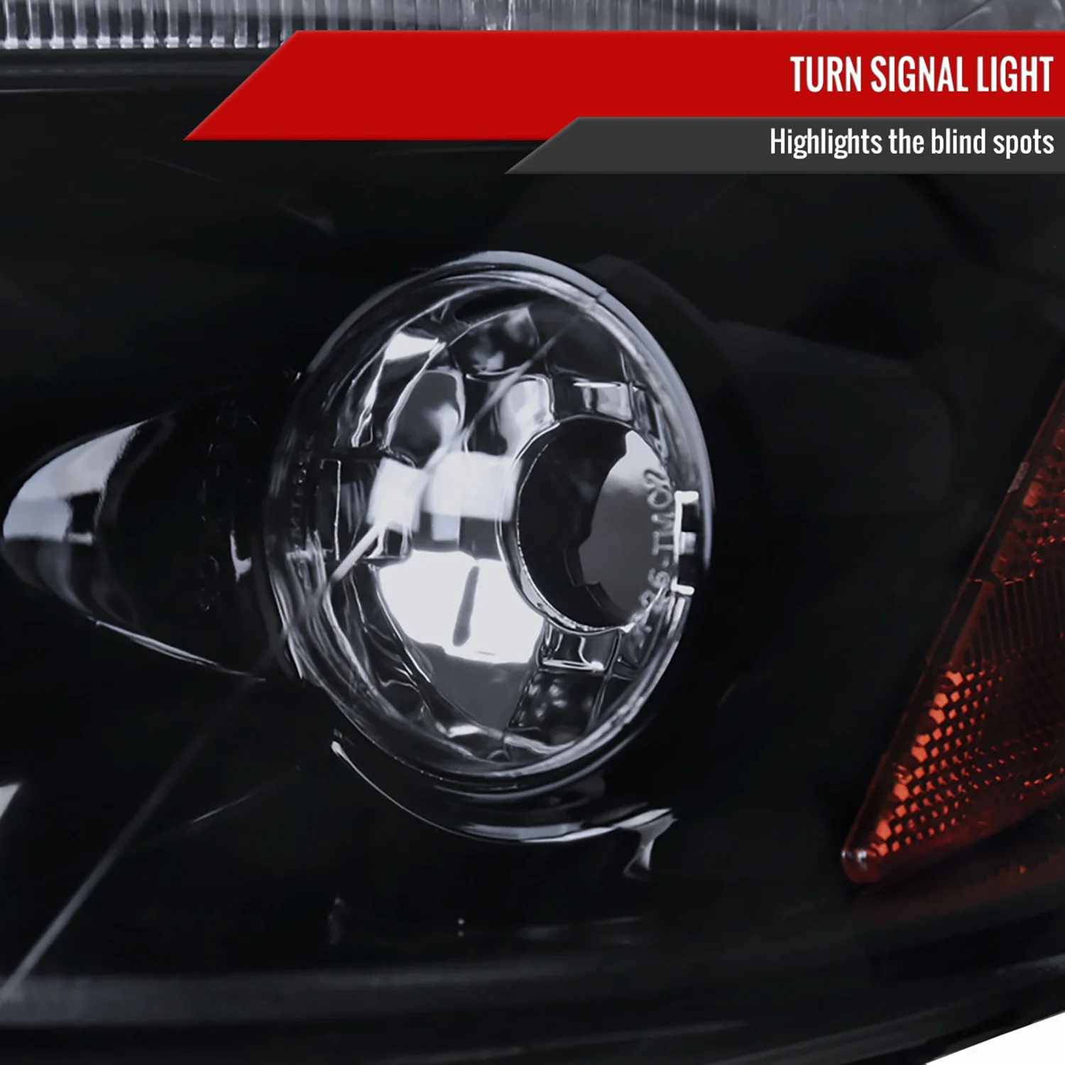 2003-2008 Toyota Corolla Dual Halo Projector Headlights Glossy Black/Smoke - Image 6