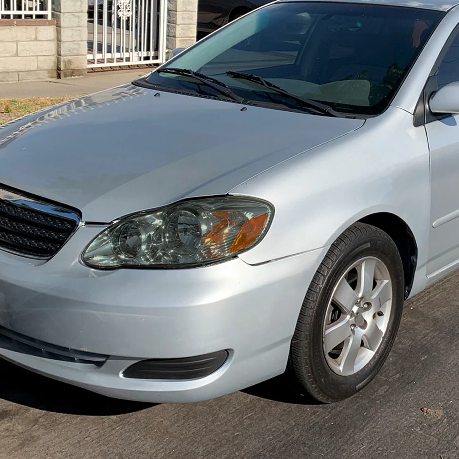 2003-2008 Toyota Corolla Factory Style Headlights Chrome/Light Smoke Lens - Image 9