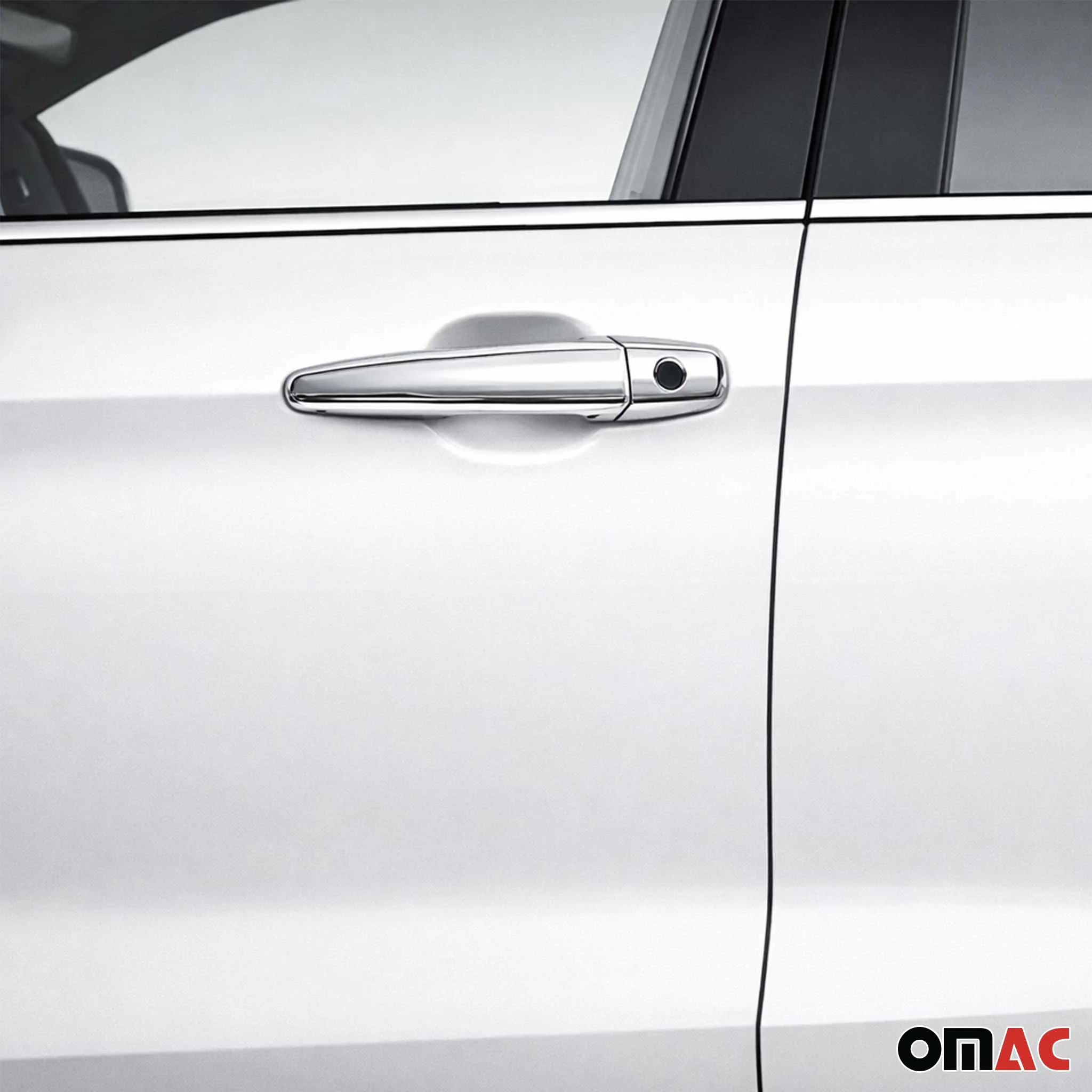 2003-2009 Toyota 4Runner Door Handle Cover Protector Stainless Steel Chrome 8Pcs - Image 2