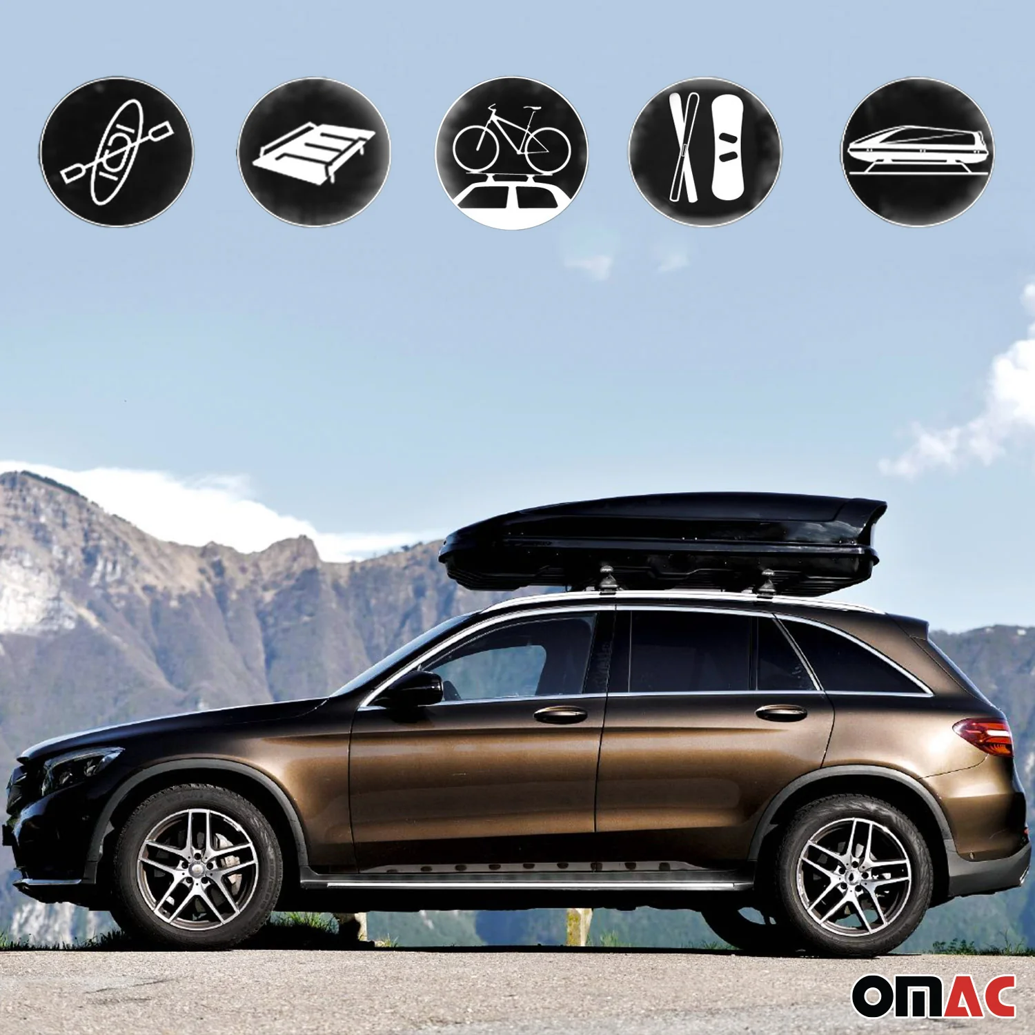 2003-2014 Volvo XC90 Roof Racks Cross Bars Black - Image 7