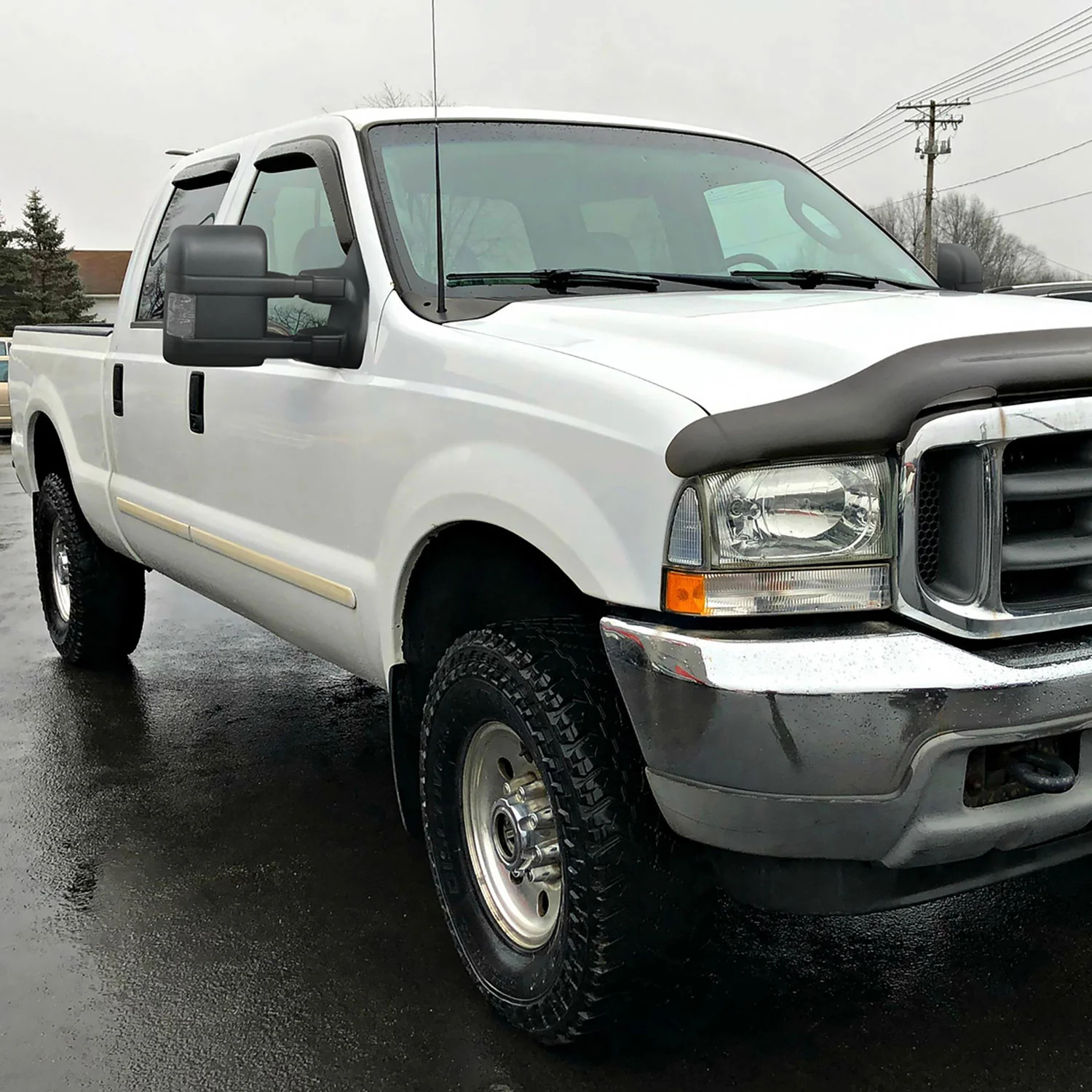 2003-2015 Ford F-250/350/450/550 Manual Towing Mirrors Smoke Lens &Turn Signal - Image 10